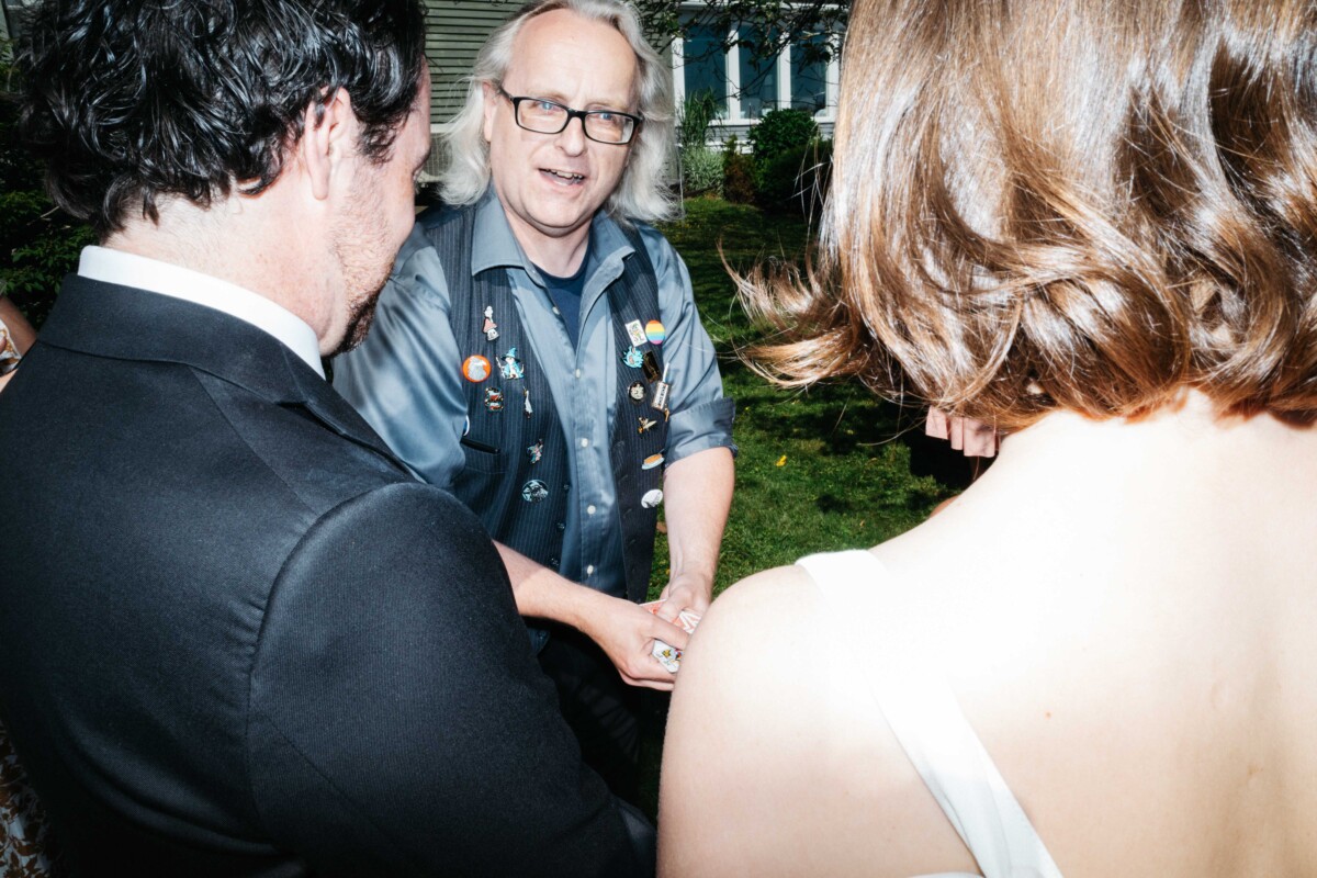 Close-up magic at a wedding