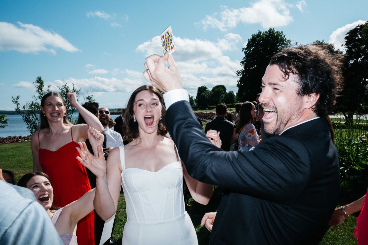 Wedding magic — the reveal